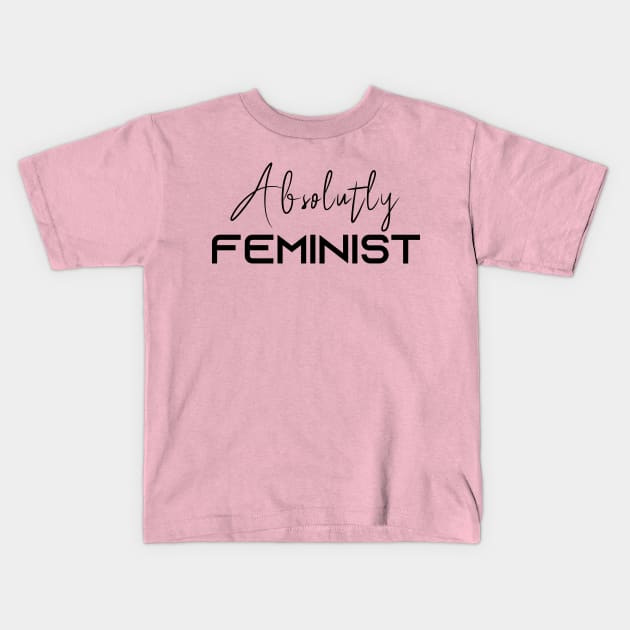 Feminist t-shirt Kids T-Shirt by craxfashion